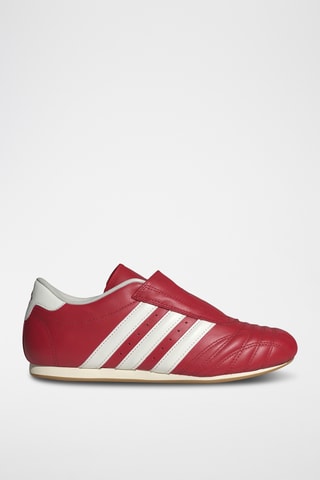 Chaussures de taekwondo en cuir - Rouge