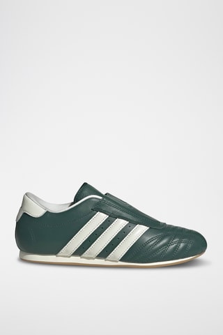 Chaussures de taekwondo en cuir - Vert foncé