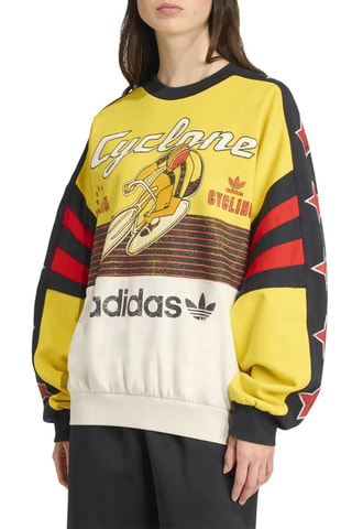 Sweat oversize Graphics - Jaune