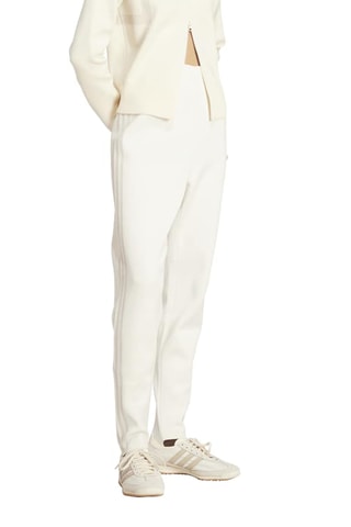 Pantalon loose de survêtement taille haute Premium Originals - Blanc