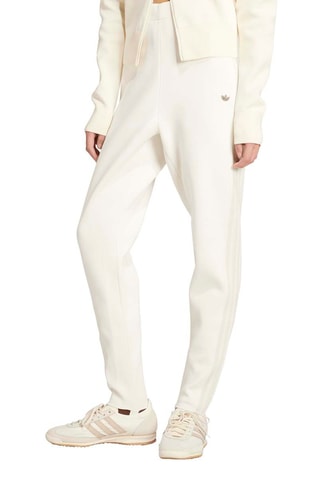 Pantalon loose de survêtement taille haute Premium Originals - Blanc
