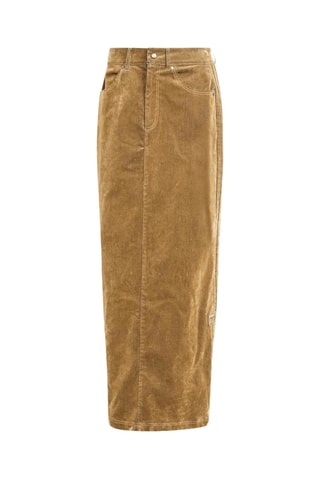 Jupe longue en jean Main Originals - Camel