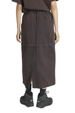 Jupe longue 2-en-1 taille haute Premium Originals - Marron