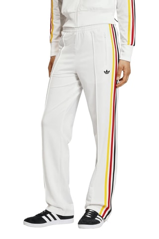Pantalon de survêtement regular taille haute Adicolor - Blanc