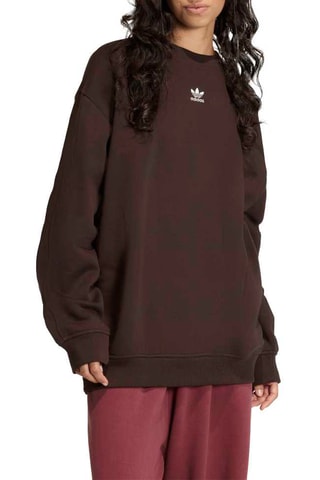 Fleece Sweater Essentials - Donkerbruin