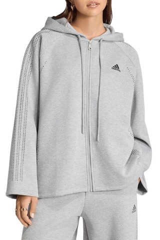 Sweat à capuche - Gris chiné