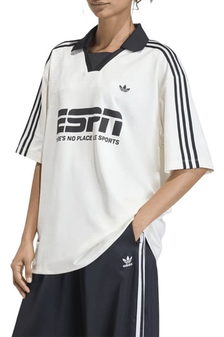 Maillot de football oversize Main Originals - Blanc