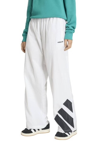 Pantalon de survêtement taille haute Adicolor - Blanc