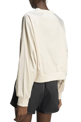Sweat oversize Main Originals - Blanc