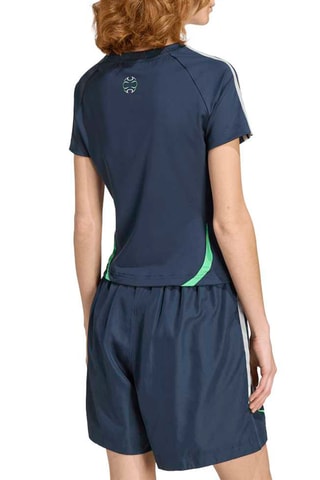 T-shirt slim Adicolor - Bleu marine