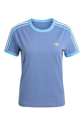 T-shirt slim Adicolor - Ciel