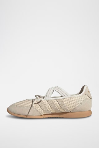 Babies en nubuck T-Toe - Blanc