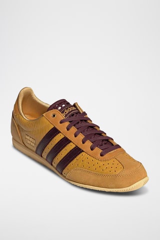 Baskets en cuir Japan - Moutarde