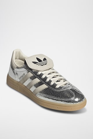 Baskets en cuir Handball Spezial - Argenté