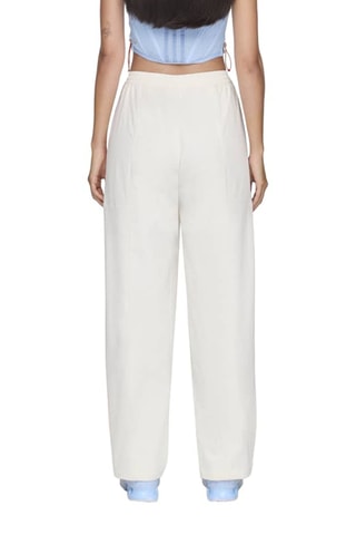 Pantalon slim Statement Hza - Blanc
