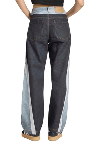 Jean baggy Injection Pack - Noir et blanc