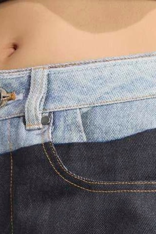 Jean baggy Injection Pack - Noir et blanc
