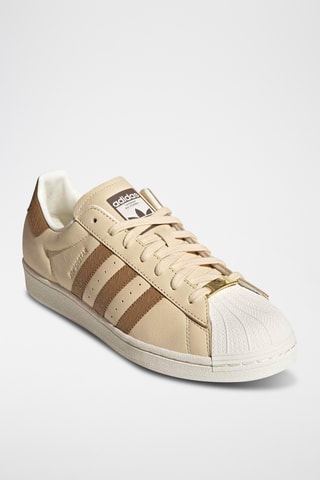 Baskets en cuir Superstar - Beige