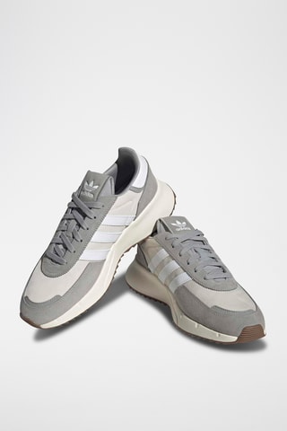 Chaussures de running en cuir 80S - Gris foncé