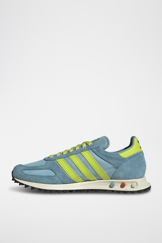 Baskets en nubuck La Trainer - Bleu cobalt
