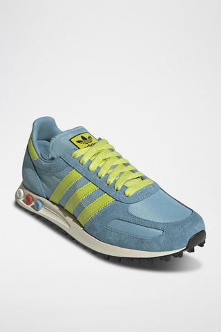 Baskets en nubuck La Trainer - Bleu cobalt