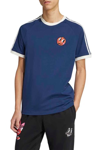 T-shirt slim Graphics - Bleu marine
