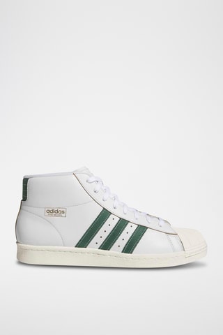 Baskets montantes en cuir Action Sports Specialty - Blanc