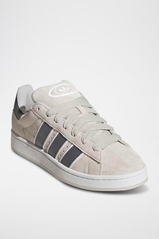 Baskets en cuir Campus - Gris clair