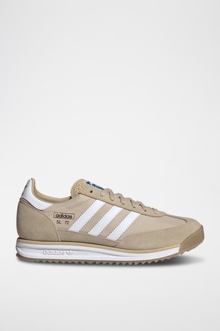 Baskets en cuir SL72 - Beige