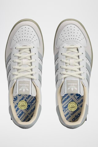 Baskets en cuir Statement Hza - Blanc