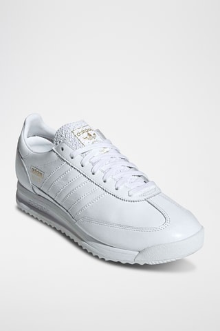 Chaussures de running en cuir Sl72 - Blanc