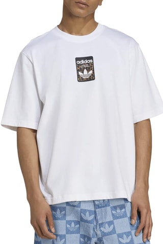 T-shirt oversize Graphics - Blanc