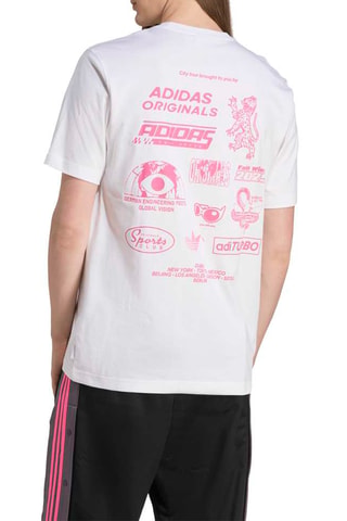 T-shirt regular Graphics - Blanc