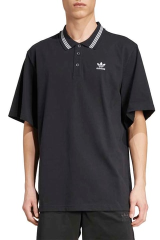 Polo loose Adicolor - Noir