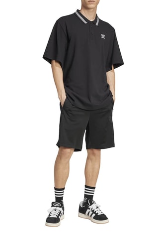 Polo loose Adicolor - Noir