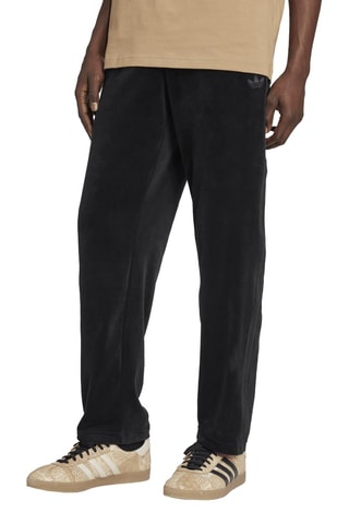Pantalon regular de survêtement en velours Adicolor - Noir