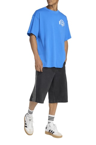 T-shirt oversize Speed100 - Bleu foncé