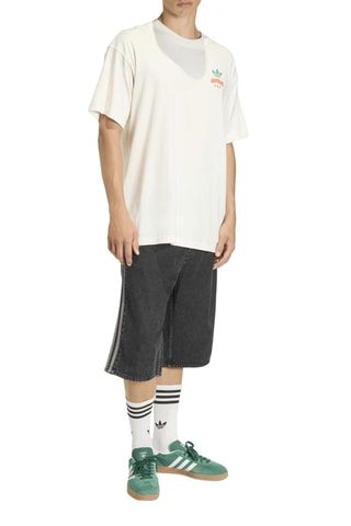 T-shirt oversize Speed100 - Blanc