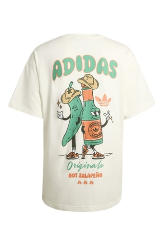 T-shirt oversize Speed100 - Blanc