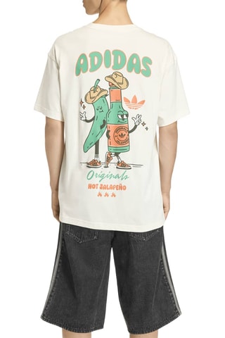 T-shirt oversize Speed100 - Blanc