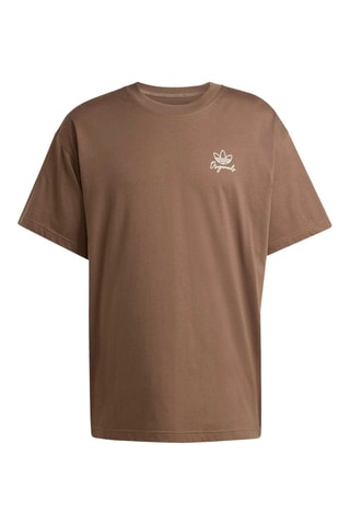 T-shirt oversize Speed100 - Marron
