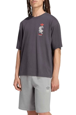 T-shirt oversize Speed100 - Noir