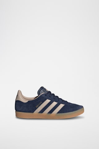 Baskets en cuir Gazelle - Bleu marine