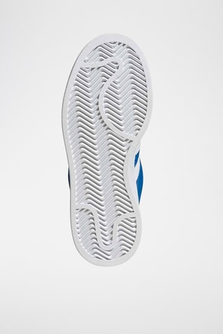Baskets en cuir Campus - Bleu électrique