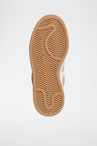 Baskets en nubuck Campus - Rose et blanc