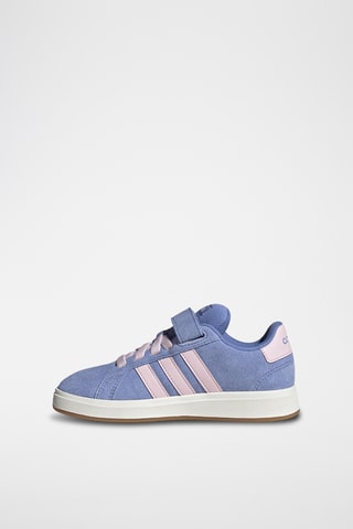Baskets en nubuck Grand Court - Bleu clair