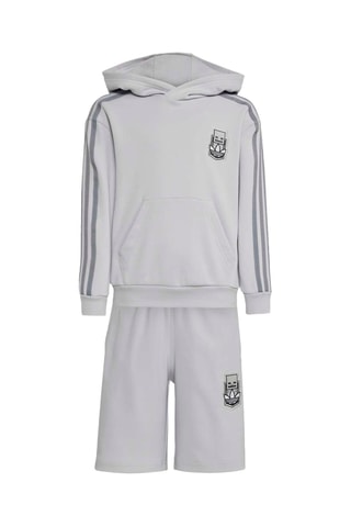 Sweat à capuche et short Graphics - Gris