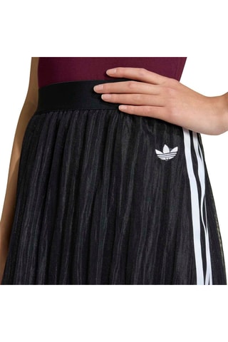 Jupe patineuse taille haute Main Originals - Noir