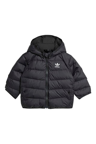 Doudoune à capuche Adicolor - Noir
