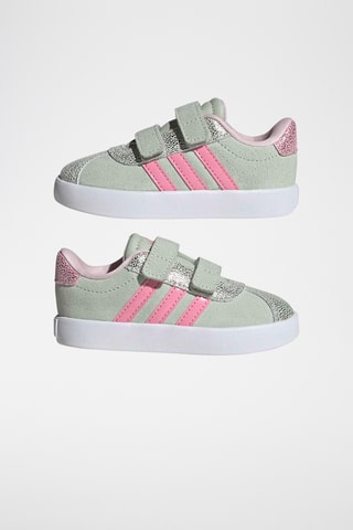 Baskets en nubuck T-toe - Vert d’eau